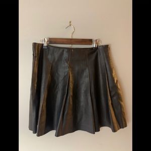 Pixley faux leather skirt